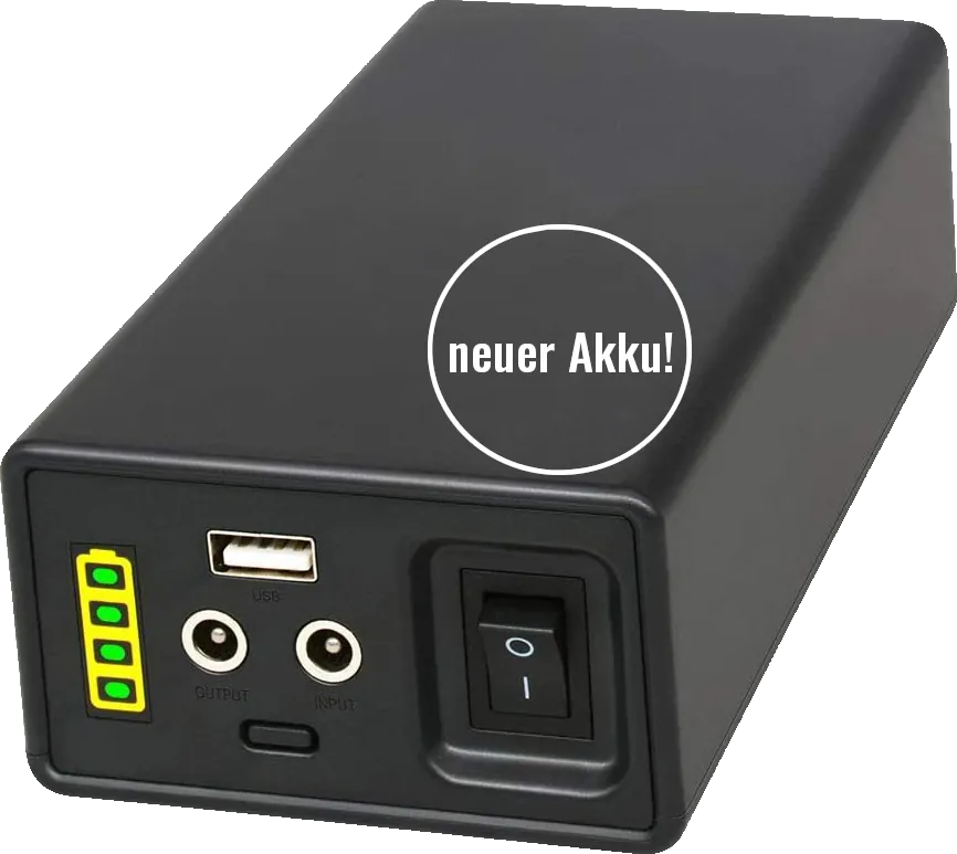 Mobilne nęcisko – Akumulator ("Handykirrung AKKU")