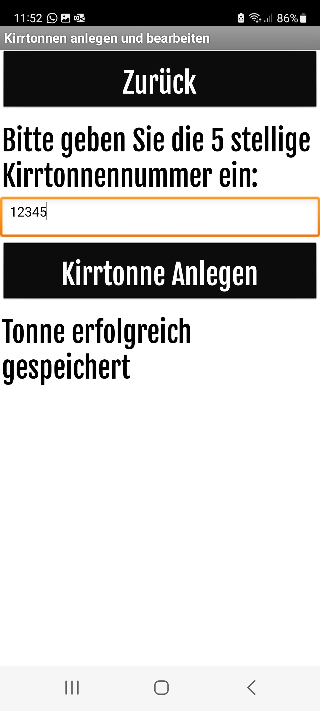 legen sie in der app fuer das smartphone des kirrautomaten handykirrung ihre kirrtonne an